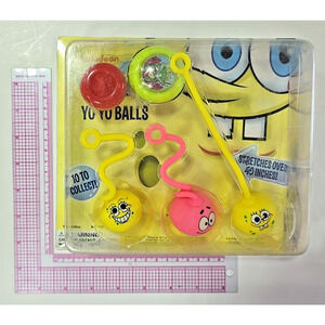 Vintage Vending Display Board SpongeBob Squarepants Yoyo Balls 0647
